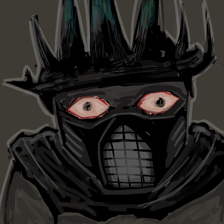 Diceables profile picture: masked figure with spiked crown